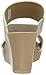 crocs Women's Leigh Ii 2-Strap W Wedge Sandal, Oatmeal, 9 M US
