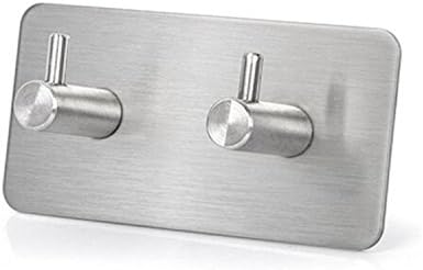 Bathroom Towel Hooks,Ulifestar Heavy Duty Stainless Steel Stick On Sticky Wall Hooks, Strong Adhesive Hooks for Home Storage and Organizer