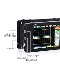 SainSmart DSO DS202 & DS212 Nano ARM   Osciloscopio de almacenamiento digital con pantalla táctil portátil, Negro