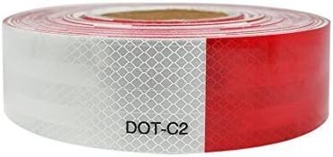 Toughgrade DOT-C2 Red/White Reflective tape 2" X 150'