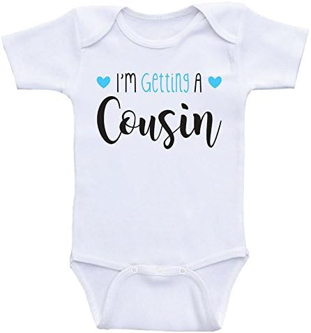 Announcement Cousin Baby Clothes I'm Getting A Cousin Cute Baby Bodysuits