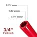 Supply Giant PEX-B Pipe 3/4 In x 100 Ft Red Tubing for Hot Water Plumbing, Potable Water Line for Home Improvement, Indoor/Outdoor Use