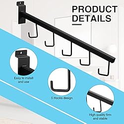 Shimeyao 24 Pcs Metal Slatwall Hooks Accessories