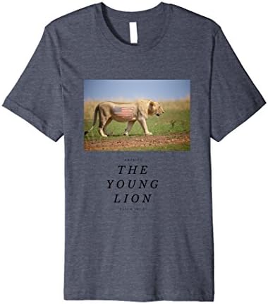 Mens The young Lion Small Heather Blue