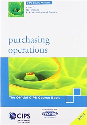 Cips Profex Study Pack Level 3 Purchasing Operations - 