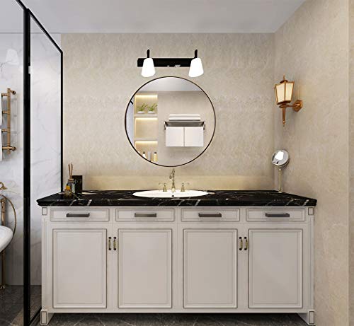 Round Mirror for Bathroom, Gold Circle Mirror for Wall Mounted, 30'' Modern Brushed Brass Metal Frame Round Mirror For Wall Decor, Vanity, Living Room, Bedroom