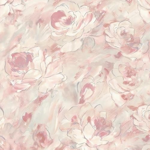 Hopepak Peel Stick Wallpaper Floral Wallpaper