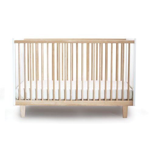 Oeuf Rhea Crib, Birch/White