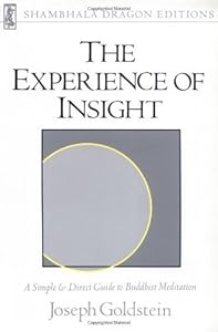 The Experience of Insight: A Simple and Direct Guide to Buddhist Meditation (Shambhala Dragon Editions) by Joseph Goldstein (1987-06-12)