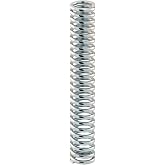 Prime-Line SP 9736 Compression Spring, Spring Steel Construction, Nickel-Plated Finish, 0.162 Gauge x 1-1/8 in. x 7 in. (Single Pack)