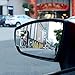 Slim Square Blind Spot Mirror, Ampper HD Glass Frameless Convex Rear View Mirror, Pack of 2