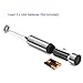 Sedhoom Milk Frother Handheld, Travel Coffee Frother, Frother Battery Operated, Foam Maker with both Single and Double Whisks, Silver …