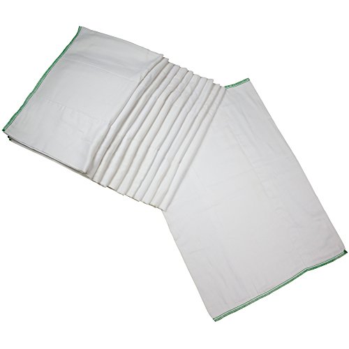 Osocozy - indian cotton prefolds (dozen) - soft and abs…