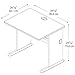 Bush Business Furniture Series A 36W Small Desk in White Spectrum and Slate, Compact Computer Table for Home or Professional Office