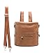 miss fong Small Diaper Bag Mini Diaper Bag, Leather Diaper Bag Backpack Mini Backpack with 14 Pockets Insulated Pockets & Shoulder Strap
