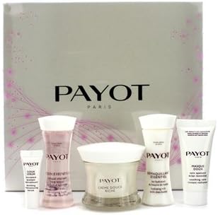 Payot Les Sensitives Creme Douce Riche Set: Cream 50ml + Cleanser 30ml + Lotion 30ml + Masque 15ml + Serum 5pcs