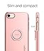 Spigen Style Ring POP Cell Phone Ring Phone Grip/Stand/Holder for iPhone X / 8/8 Plus / 7/7 Plus/Galaxy S9 Plus / S9 / Note 8 / S8 / S8 Plus Compatible with Magnetic Car Mount - Rose Gold