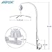 AGPtek 34.6 Inch Baby Crib Mobile Bed Bell Holder Music Box Holder Arm Bracket Baby Bed Stent Set (with Mobile Bell)