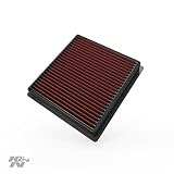 K&N Engine Air Filter: High Performance, Premium, Washable, Replacement Filter: 2016-2019 Subaru H4 1.6/2.0/2.4 L (Ascent, Crosstrek, Forester, Impreza, XV), 33-5064