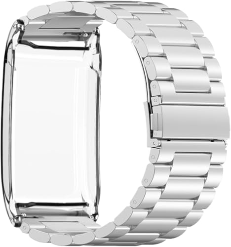 TGIYK Replacement Stainless Steel Band for WHOOP 5.0 4.0 Life MG, Peak, One – Quick Release Metal Strap with Folding Clasp, Adjustable Wristband for Men & Women