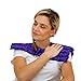 Nature Creation Reusable Microwave Heat Pad - Microwave Heating Pad for Neck, Shoulders & Upper Back, Cold Compress & Hot Pack, Heat Pack Warming Pad, Microwavable Heating Pads, Purple Marble 1 Pack