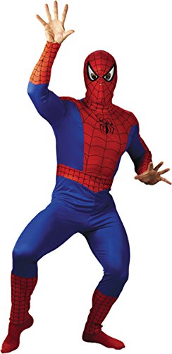 Morris Costumes Men's SPIDER-MAN ADULT COSTUME, Red/Blue/Black, 46