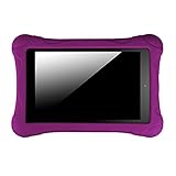 Fintie Shock Proof Case for Amazon Fire HD 8 (Previous Generation - 6th) 2016 release - Ultra Light Weight Protective Kids Friendly Cover, Purple
