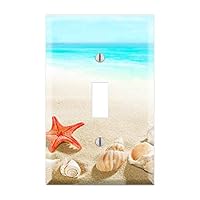 Beach Tropical Light Switch Cover, Beach Nautical Nursery Light Switch Plate, Blue Sea Light Switch, Beach Themed Room Summer trend, Hawaii, Bora Bora Light Switch Cover TF54