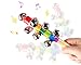 Ruikey Wood Rhythm Bells Stick Kids Rainbow Gift Musical Instrument Baby Hand Shaker Bell Jingle Ring Cartoon Music Toy Baby Rattle Toys