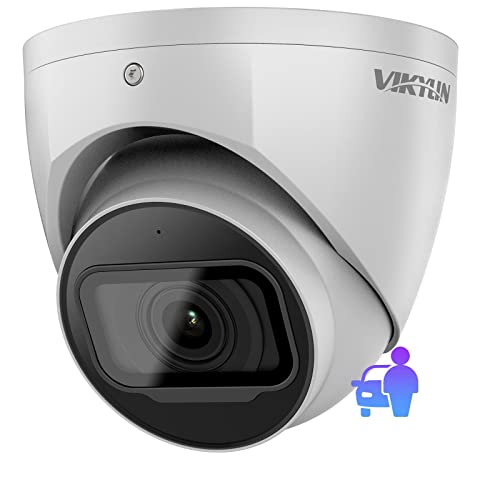 VIKYLIN 4MP Starlight POE IP Camera,Tripwire & Intrusion,AI Human