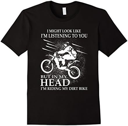 Mens I'm Riding My Dirt Bike - Funny Motocross Shirt Medium Black