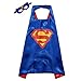 SPESS Comics Cartoon Hero 4Pcs Capes and Masks Costumes for Kids