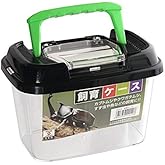 Critter Keeper with Handle, Easy to Observe, Terrarium for Bugs, Fish, Lizards, Crawfish, Frogs, or Snakes, Insect cage, Made in Japan (1pc)