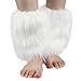 ECOSCO Women Soft Cozy Fuzzy Faux Fur Leg Warmers Boots Cuffs Cover