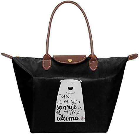 To Do Idioma Women's Fashion Nylon Tote Bags