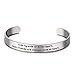 CJ&M Stainless Steel Side by Side Or Miles Apart Best Friends Bracelets Cuff Bangle - Long Distance Friendship Gifts,Sister Gift Jewelry