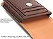 Esing Universal Phone Faux Leather Holster with Card Slot Rotation Belt Clip (6.3 Brown)
