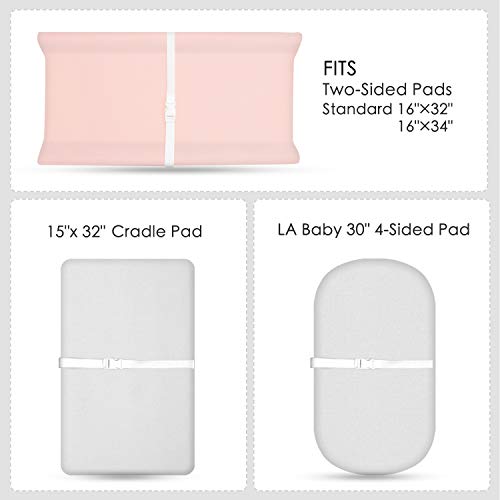 TILLYOU Changing Pad Cover Set, Jersey Knit Ultra Soft Unisex Diaper