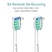 Senyum Optimal Plaque Control Replacement Toothbrush Heads, Compatible with all Snap-on Philips Sonicare Electric Toothbrushes, Fits for C2, HX6250 and others (8 Pack)