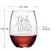 Fineware Girls Just Wanna Have Wine 15 oz Stemless Etched Wine Glass