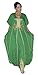 Moroccan Caftans Women Malakia Hand Made with Gold Embroidery Long Length One Size Green