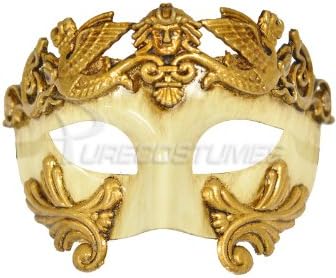 Pure Seasons Maximus Colombina Mask (Gold)-Standard