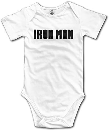 Iron Man Logo Boys Girls Baby Onesies Bodysuits Jumpsuits Set
