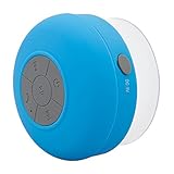NeeGo Portable Waterproof Shower Speaker Bluetooth 3.0 with Built-In Mic Powerful for Pool Boat Beach Hiking Camping