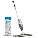 Green Direct Spray Mop for Hardwood Floors - Dust Mop with Microfiber Machine Washable Pads for a Quickie Cleaner with a Refillable Water Bottle - Easy to use Cleaning Kit - Use Mop Head Wet or Dry
