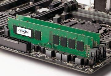 Crucial 16GB Kit (8GBx2) DDR4 2133 MT/s (PC4-17000) SR x8 Unbuffered DIMM 288-Pin Memory - CT2K8G4DFS8213