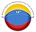 12-Pack of Inflatable Beach Balls with Air Pump Inflator with Flexible Pipe – 14