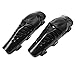 Webetop Knee Shin Guards Adult 1 Pair Flexible Breathable Adjustable High-Impact PE+EVA Knee Pads for Motorcycle Motocross Racing Mountain Bike-One Size Fits Most Black