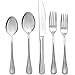 20 Piece 18/10 Stainless Steel Silverware Set - Multipurpose Flatware Utensils for Party, Wedding, Restaurant, Home Dining, Elegant Mirror Finish - Durable, Dishwasher Safe - Service for 4 - by Swiffe
