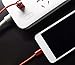 Type-C,Magnetic Charger Cable MAGNITTO USB to Lightning+USB C+Micro 3 in 1 Multiple 2.4A Quick USB Charging Cable for Android & iPhone X 8 7 6 6s 5s plus iPad Samsung Galaxy S6 S7 S8 plus Lg G5 G6 RED